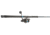 Quantum Benchmark Spinning Reel and Rod Combo, 7ft, 1-PC, Heavy, Moderate-Fast Rod, Graphite Composite Blank, SZ 8000 Reel, 5+1 Bearings, 4.7-1 Ratio, Silver/Blue, BK8000701H1530.P2
