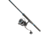 Quantum Benchmark Spinning Reel and Rod Combo, 7ft, 1-PC, Heavy, Moderate-Fast Rod, Graphite Composite Blank, SZ 8000 Reel, 5+1 Bearings, 4.7-1 Ratio, Silver/Blue, BK8000701H1530.P2
