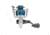 Quantum Strive Spinning Reel and Rod Combo, 7ft, 1-PC, Light, Fast Rod, Graphite Composite Blank, SZ 2500 Reel, 4+1 Bearings, 6.2-1 Ratio, Silver/Blue, SV2500701L612.P2