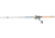 Quantum Strive Spinning Reel and Rod Combo, 7ft, 1-PC, Light, Fast Rod, Graphite Composite Blank, SZ 2500 Reel, 4+1 Bearings, 6.2-1 Ratio, Silver/Blue, SV2500701L612.P2
