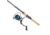 Quantum Strive Spinning Reel and Rod Combo, 7ft, 1-PC, Light, Fast Rod, Graphite Composite Blank, SZ 2500 Reel, 4+1 Bearings, 6.2-1 Ratio, Silver/Blue, SV2500701L612.P2