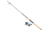 Quantum Strive Spinning Reel and Rod Combo, 7ft, 1-PC, Light, Fast Rod, Graphite Composite Blank, SZ 2500 Reel, 4+1 Bearings, 6.2-1 Ratio, Silver/Blue, SV2500701L612.P2