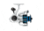 Quantum Strive Spinning Reel and Rod Combo, 7ft, 1-PC, Medium-Light, Fast Rod, Graphite Composite Blank, SZ 3000 Reel, 4+1 Bearings, 6.2-1 Ratio, Silver/Blue, SV3000701ML815.P2