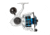 Quantum Strive Spinning Reel and Rod Combo, 8ft, 2-PC, Medium-Heavy, Moderate-Fast Rod, Graphite Composite Blank, SZ 5000 Reel, 4+1 Bearings, 5.6-1 Ratio, Silver/Blue, SV5000802MH1225.P2
