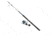 Quantum Strive Spinning Reel and Rod Combo, 7ft, 1-PC, Medium-Heavy, Moderate-Fast Rod, Graphite Composite Blank, SZ 6000 Reel, 4+1 Bearings, 5.6-1 Ratio, Silver/Blue, SV6000701MH1225.P2