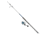 Quantum Strive Spinning Reel and Rod Combo, 10ft, 2-PC, Heavy, Moderate-Fast Rod, Graphite Composite Blank, SZ 8000 Reel, 4+1 Bearings, 4.7-1 Ratio, Silver/Blue, SV8000102H2040.P2