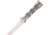 Quartermaster Marty McFly Balisong Polished Folding Knife,4.5in,D2 Tool Steel,Tanto,Skeletonized CNC Machined Titanium Handle QTRQBS1P
