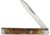 Queen Doctors Knife, Satin finish stainless spear blade, Brown sawcut bone handle, QN016 / KB214-1