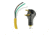 Quick Products 30 Amp RV Cord Grip Handle Plug And 5 Loose End 30, QP-30-30H