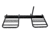 Quick Products RV Bumper Mounted 2 Bike Rack, QPRBM2R