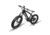 QuietKat Ambush 750W Rugged Fat Tire Electric Mountain Bike, Charcoal, Large 19in Frame, 19 Q M 0750 C C H M CHR