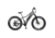 QuietKat Sequoia 750W Advanced Terrain and Trails Electric Bike, Charcoal, Medium 17in Frame, 19 S M 0750 C C A H CHR