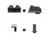 Radian Weapons G9004 Stealth Back-Up Sights Iron Compatible W/Walther PDP 2.0 EP