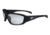 Radians M&amp;P MP108 Shooting Glasses Clear Lens Black Full Frames With Zippered Case