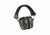 Radians R2500 Folding Slim Cup NRR 34 Passive Ear Muff w/ Free Plugs, Black R2500CS