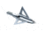 Radical Archery Designs Rival HPV Broadhead Vented 125 grain, Silver, Pack of 3, RVHP-125-3