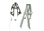 Rage Replacement Broadhead Blades For Extreme, 4 Blade, R51205