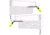 Rainbow Original Clearboard Ultra-Light Planer Board 1 Pair of Planer Boards 5.5"x10.5" in peggable box, OCB-10.5