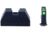 Rainier Arms Fiber Optic Suppressor Height Sight Set For Glock, Logo, Black, RA-GLK-FO-SUP-SET-LG