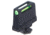 Rainier Arms Fiber Optic Suppressor Height Sight Set For Glock, Logo, Black, RA-GLK-FO-SUP-SET-LG