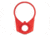 Rainier Arms Tri-Point QD End Plate, AR-15/AR-10, Red, RA007-RED