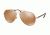 Ralph Lauren RL7058 Sunglasses 93362T-62 - Rose Gold Frame, Brown Mirror Gold Polar Lenses