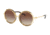 Ralph Lauren RL7060 Progressive Prescription Sunglasses, 53mm, Sanded Gold/Dark Havana, RL7060-934813-53-PRO