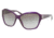 Ralph Lauren RL8095B Sunglasses 53948G-5815 - Transparent Violet Frame, Gradient Gray Lenses