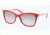 Ralph Lauren RL8113 Single Vision Prescription Sunglasses RL8113-531011-54 - Lens Diameter 54 mm, Frame Color Shiny Red