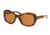 Ralph Lauren RL8132 Single Vision Prescription Sunglasses RL8132-500773-55 - Lens Diameter 55 mm, Frame Color Stripped Brown Havana