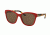 Ralph Lauren RL8143 Single Vision Prescription Sunglasses RL8143-559973-55 - Lens Diameter 55 mm, Frame Color Shiny Laque Red