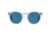 Ralph Lauren RL8146P Single Vision Prescription Sunglasses, 49mm, Sandblast Crystal, RL8146P-500256-49-SV