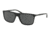 Ralph Lauren RL8161 Single Vision Prescription Sunglasses, 58mm, Sandblast Black, RL8161-565387-58-SV