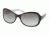 Ralph RA5109 Progressive Sunglasses, Black/White/Crystal Frame / 61 mm Prescription Lenses, 550 11 6118