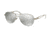 Ralph RA4115 Progressive Prescription Sunglasses RA4115-30996G-58 - Lens Diameter 58 mm, Frame Color White/Silver