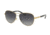 Ralph RA4117 Sunglasses 3133T3-59 - Gold / Black Frame, Grey Gradient Polarized Lenses