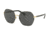 Ralph RA4124 Progressive Prescription Sunglasses, 60mm, Shiny Gold With Black, RA4124-933787-60-PRO