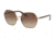 Ralph RA4124 Progressive Prescription Sunglasses, 60mm, Shiny Brown With Brown, RA4124-933813-60-PRO