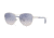 Ralph RA4126 Progressive Prescription Sunglasses, 57mm, Silver, RA4126-90017B-57-PRO