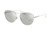 Ralph RA4126 Progressive Prescription Sunglasses RA4126-93626G-57 - Lens Diameter 57 mm, Frame Color Silver