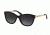 Ralph RA5201 Single Vision Prescription Sunglasses RA5201-1265T3-54 - Lens Diameter 54 mm, Frame Color Black/Gold