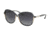 Ralph RA5220 Sunglasses 1584T3-57 - Smoke Gradient/smoke Frame, Grey Gradient Polarized Lenses