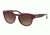 Ralph RA5227 Sunglasses 163213-50 - Berry/tort Frame, Dk Brown Gradient Lenses