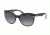 Ralph RA5238 Single Vision Prescription Sunglasses, 55mm, Black Crystal, RA5238-169511-55-SV