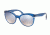 Ralph RA5238 Single Vision Prescription Sunglasses, 55mm, Blue Crystal, RA5238-16967B-55-SV