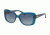 Ralph RA5241 Sunglasses 56794L-55 - Shiny Blue Glitter Frame, Blue Gradient Lenses