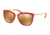 Ralph RA5245 Progressive Prescription Sunglasses, 55mm, Red, RA5245-57167D-55-PRO