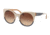 Ralph RA5246 Prescription Sunglasses, 55mm, Top Blue/Stripped Brown, RA5246-571974-55-SV