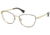 Ralph RA6046 Prescription Eyeglasses 9377-53 - Gold/Brown