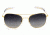 Randolph Aviator 23K Gold Frame, Gray Gradient Nylon Lens, 23K Gold Frame, 55MM AF51603-NY